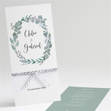 Menu mariage a l'unisson