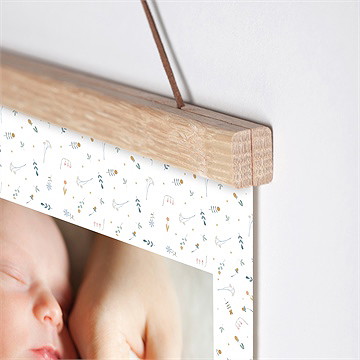 Affiche naissance bracelet love - Détail de l'affiche