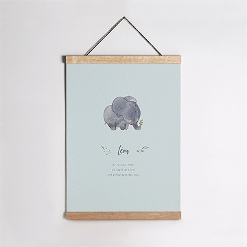 Affiche naissance chouchou