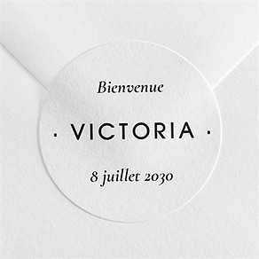 Sticker naissance notre merveille