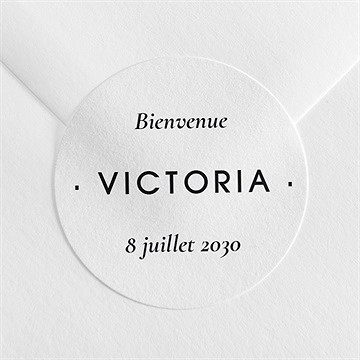 Sticker naissance notre merveille