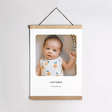 Affiche naissance notre merveille magnet