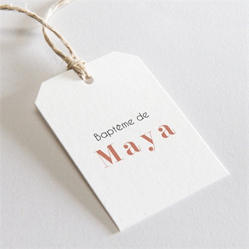 Etiquette baptême joie de la foi