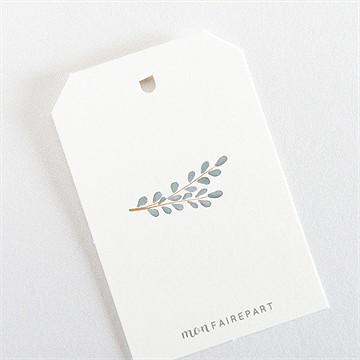 Etiquette baptême joie de la foi - Dos de l'étiquette