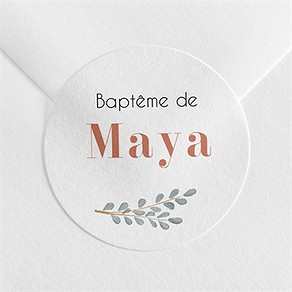 Sticker baptême joie de la foi