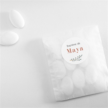 Sticker baptême joie de la foi - Mise en situation