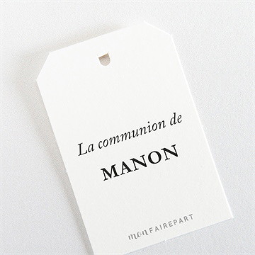 Etiquette communion symboles et foi - Dos de l'étiquette