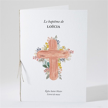 Livret de messe baptême symbole de foi