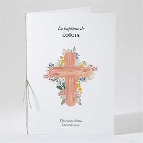 Livret de messe baptême symbole de foi