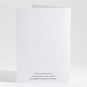 Livret de messe baptême symbole de foi - Dos du livret