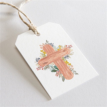 Etiquette baptême symbole de foi