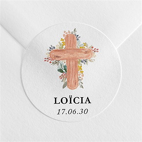 Sticker baptême symbole de foi
