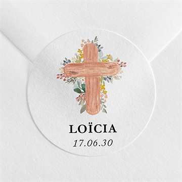 Sticker baptême symbole de foi