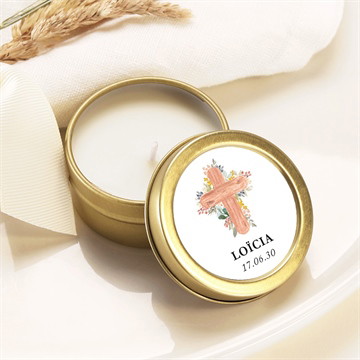 Bougie baptême symbole de foi