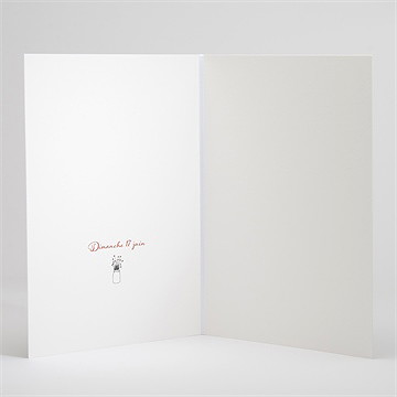 Livret de messe baptême lovely vintage - Intérieur du livret