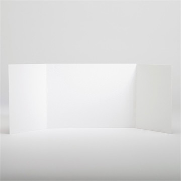 Faire-part mariage création vierge pliée - Intérieur du faire-part