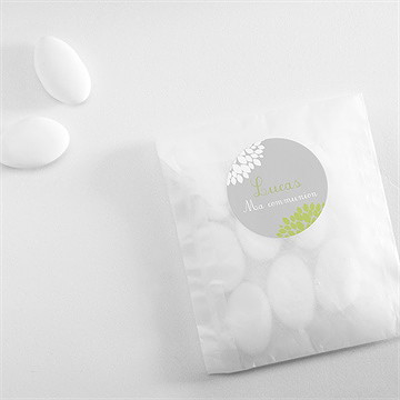 Sticker communion cadre gris et lumière - Mise en situation