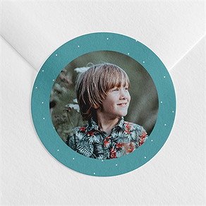 Sticker communion tampon étoilé