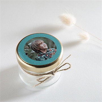 Sticker communion tampon étoilé - Mise en situation