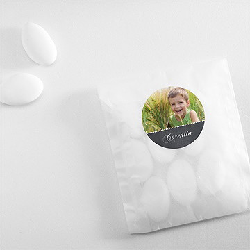 Sticker communion mon ange bleu - Mise en situation