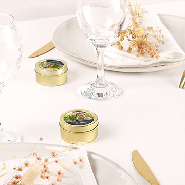 Bougie communion mon ange bleu - Mise en situation