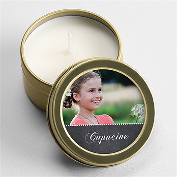 Bougie communion dentelle rose