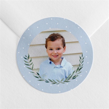 Sticker communion doux flocons