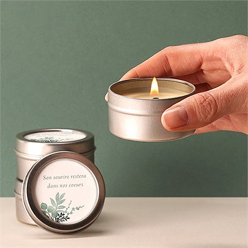 Bougie souvenir bel apaisement - Bougie allumée