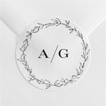 Sticker mariage douce harmonie