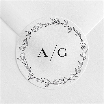 Sticker mariage douce harmonie