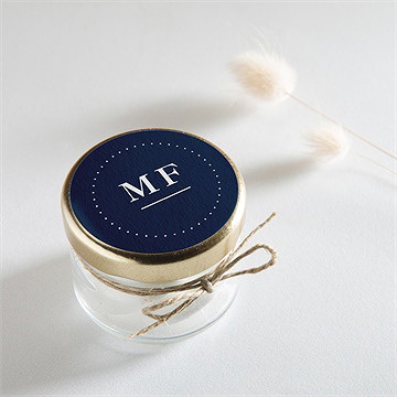 Sticker mariage bleu romantique - Mise en situation