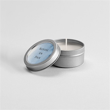 Bougie souvenir dégradé - Mise en situation