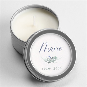 Bougie souvenir merci pour elle