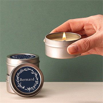 Bougie souvenir son beau sourire - Bougie allumée