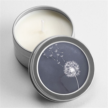 Bougie souvenir recueillement