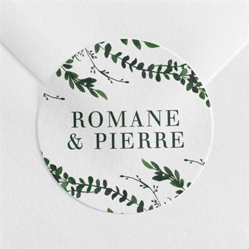 Sticker mariage fusion végétale