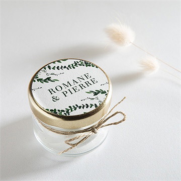 Sticker mariage fusion végétale - Mise en situation