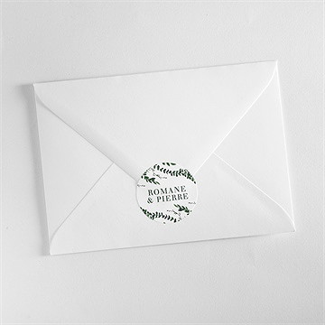 Sticker mariage fusion végétale - Mise en situation