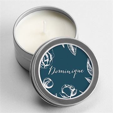 Bougie souvenir feuillages buccoliques