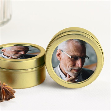 Bougie souvenir son beau portrait