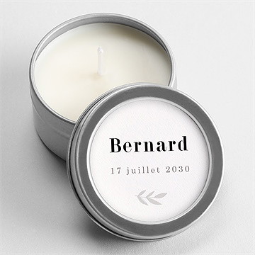 Bougie souvenir a son image