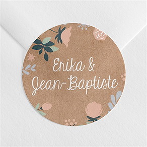 Sticker mariage délicat dénouement