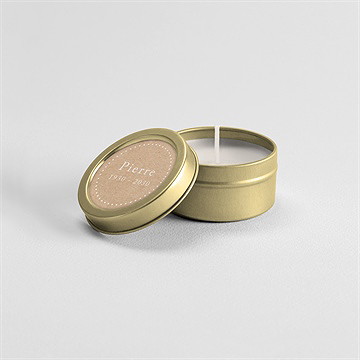 Bougie souvenir souvenirs - Mise en situation