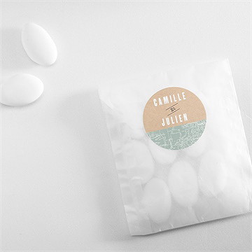 Sticker mariage voyage voyage - Mise en situation