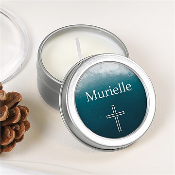 Bougie souvenir hommage familial