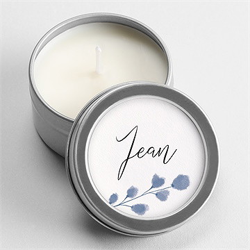 Bougie souvenir présent et mémoire