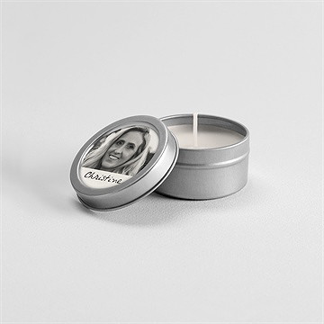 Bougie souvenir souvenir portrait - Mise en situation