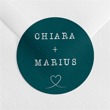 Sticker mariage superposés