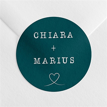 Sticker mariage superposés