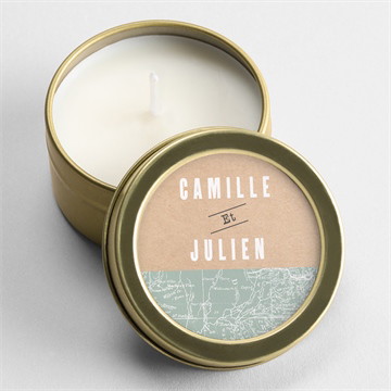 Bougie mariage voyage voyage